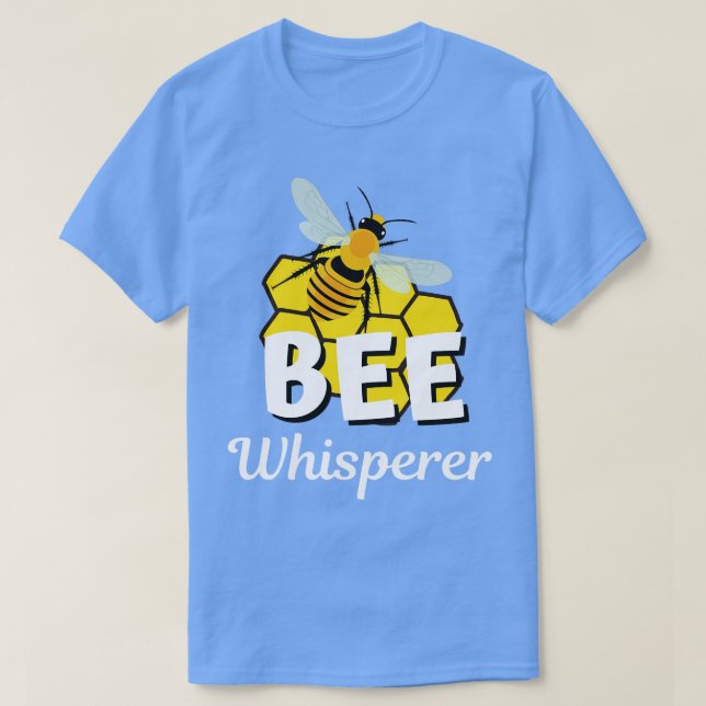 Bee Whisperer Honey Honeycomb T-Shirt (Design Front)