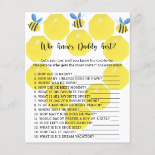 Bee - Who knows DADDY best game