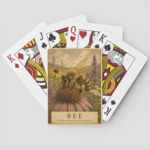 Bee Wildflower Meadows VINTAGE Poker Cards