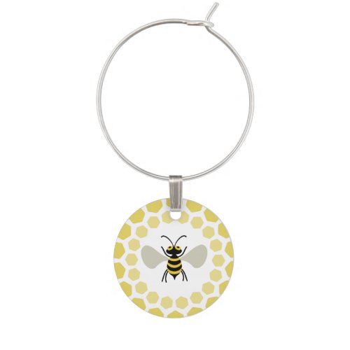 Bee Wine Charm