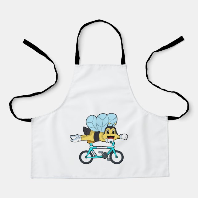 Bee with Bicycle Apron (Front)