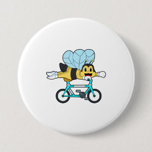Bee with Bicycle Button