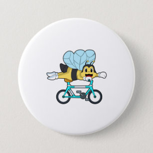 Bee with Bicycle Button
