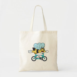 Bee with Bicycle Tote Bag