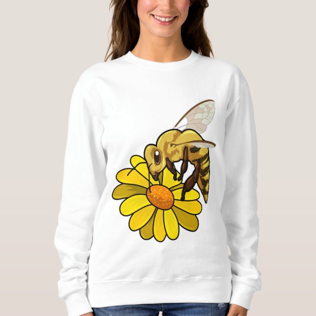 Bee with Blossom Sweatshirt (Front)