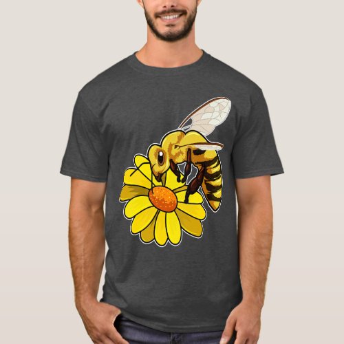 Bee with Blossom T_Shirt