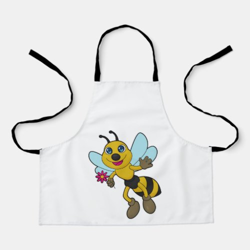Bee with Flower Apron