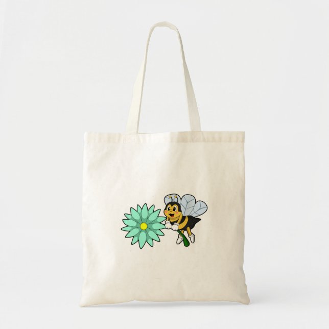 Bee with Flower.PNG Tote Bag (Front)