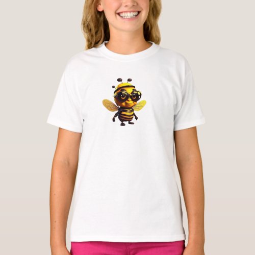 bee with glasses T_Shirt