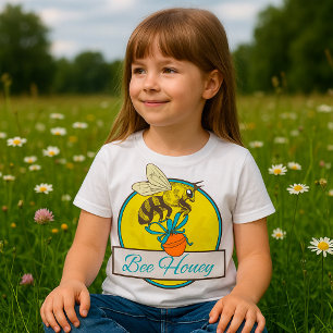 Bee With Honey Jar Vintage Beekeeper T-Shirt