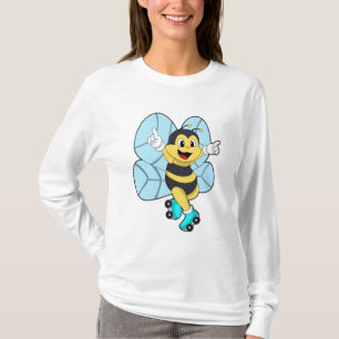 Bee with Roller skates T-Shirt