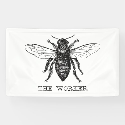 Bee Worker Honey Black Bumblebee Banner