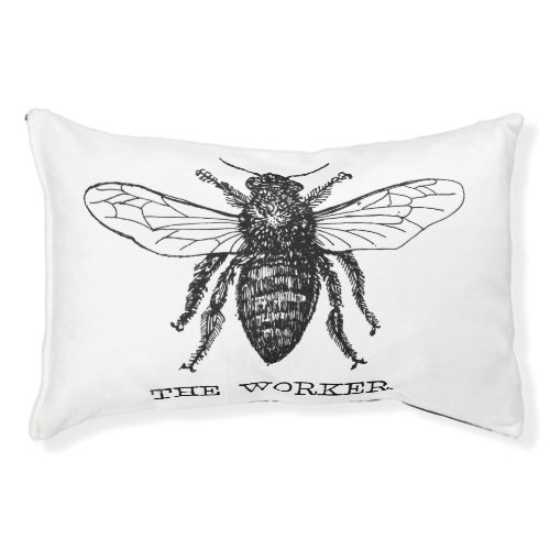 Bee Worker Honey Black Bumblebee Pet Bed