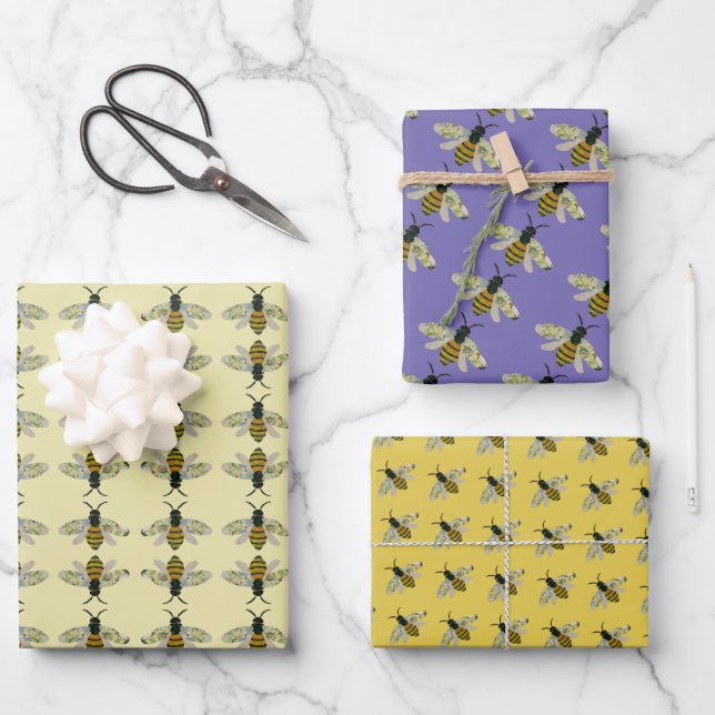 Bee Wrapping paper (Front)
