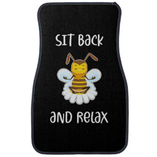 Bee Yoga Sit Back And Relax Car Floor Mat