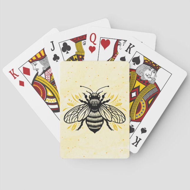 Bee-yond Beautiful Classic Playing Cards (Back)