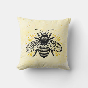 Bee-yond Beautiful Throw Pillow