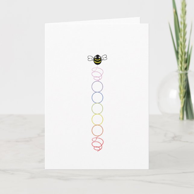 Bee You Card (Blank Inside) (Front)