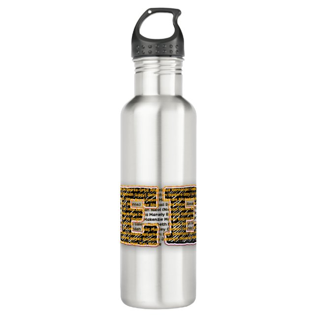 Bee You – Save the Bees Stainless Steel Water Bottle (Front)
