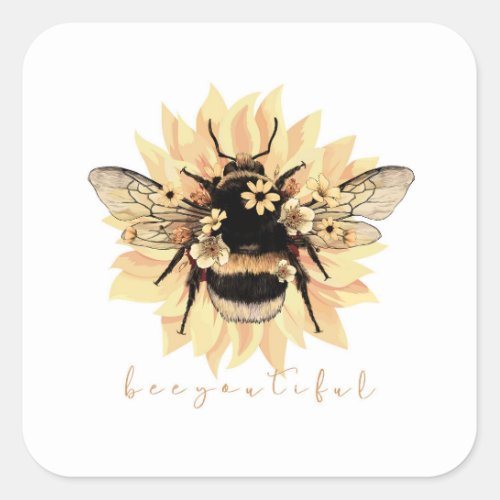 Bee You Tiful Honey Bee Stickers