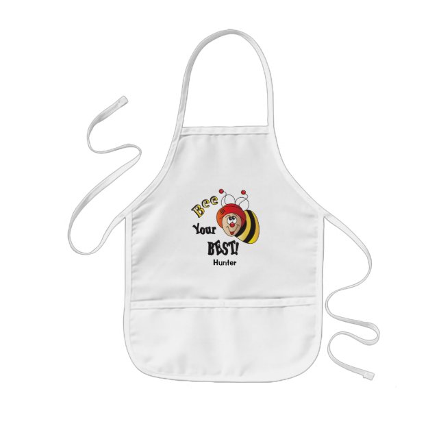 Bee 🐝 Your Best Kids' Apron (Front)