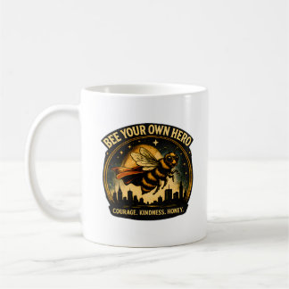 Bee Your Own Hero | Honey Super Bee Vintage Coffee Mug