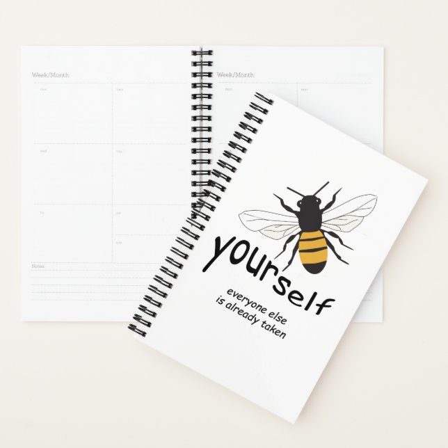 Bee Yourself Be You  Planner (Display)