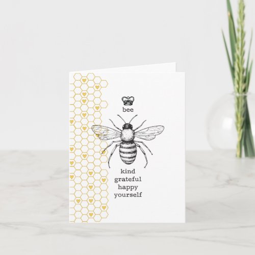 Bee Yourself Greeting Card