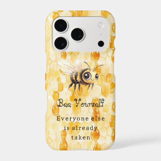 Bee Yourself Honey iPhone Case (Back)