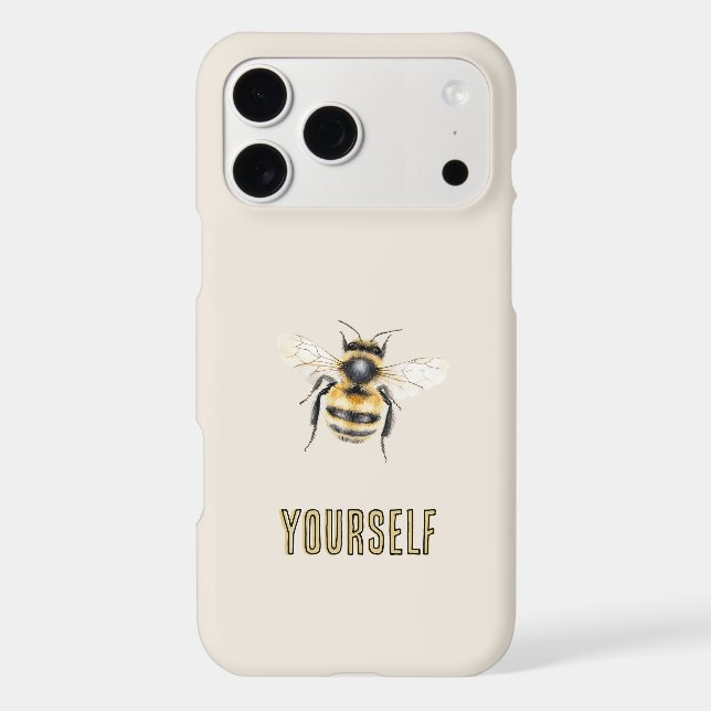 Bee Yourself iPhone Case (Back)