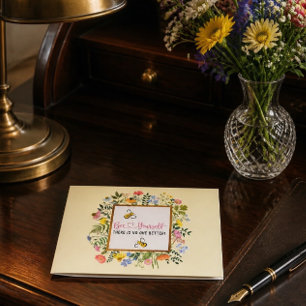Bee Yourself Motivational Note Card