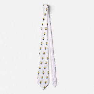 BeeBee Bumble Bee Tiling Neck Tie