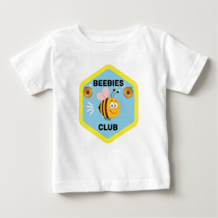 Beebies Club Funny Personalized Template Baby T-Shirt