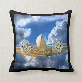 Beech 18 Flying High Design Throw Pillow