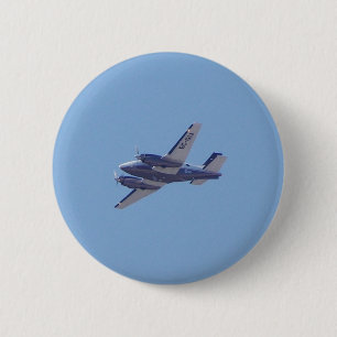 Beech B90 King Air Pinback Button
