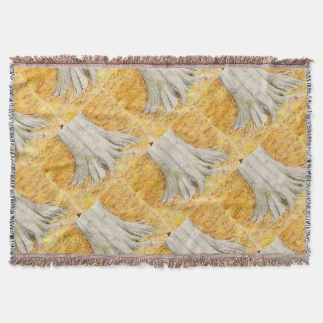 Beech Feet Throw Blanket (Front)