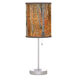 Beech Forest by Gustav Klimt Fine Art Lamp