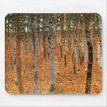 Beech Forest By Gustav Klimt Mouse Pad by GalleryGreats at Zazzle