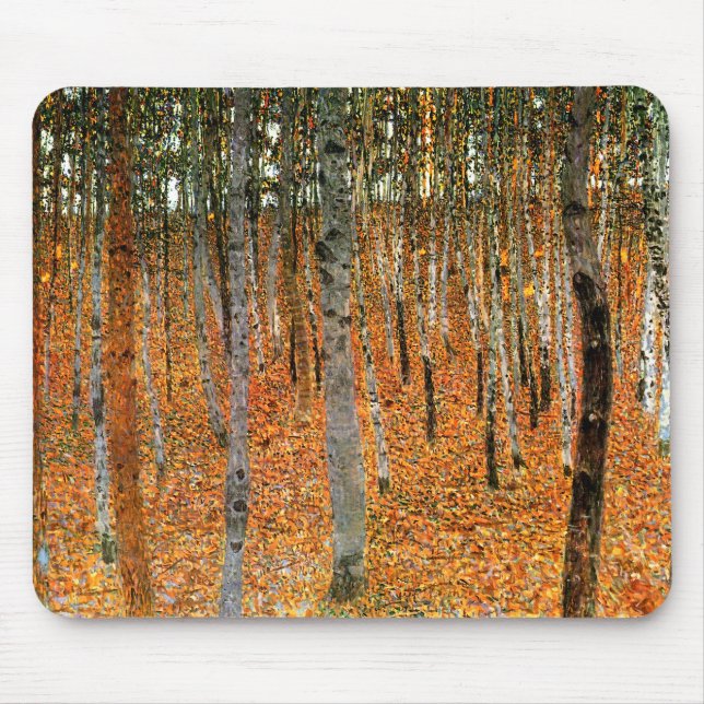 Beech Forest by Gustav Klimt Mouse Pad (Front)