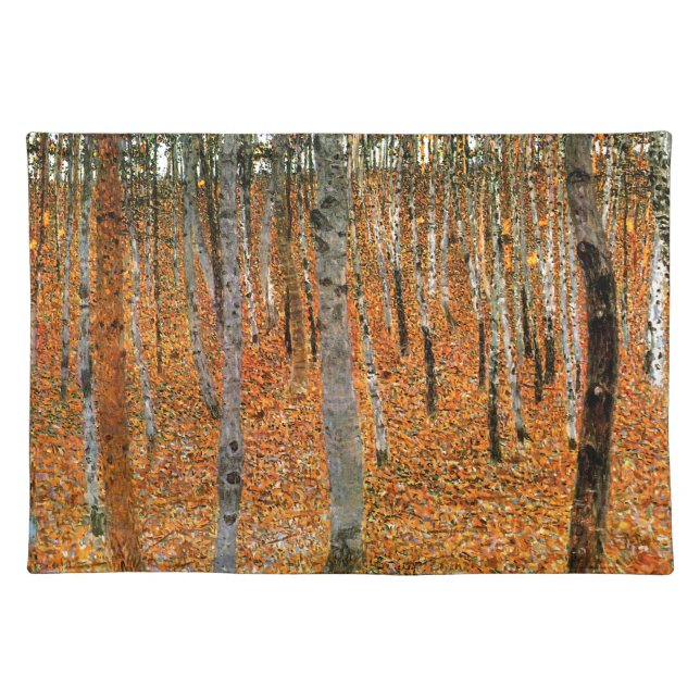 Beech Forest by Gustav Klimt Placemat (Front)
