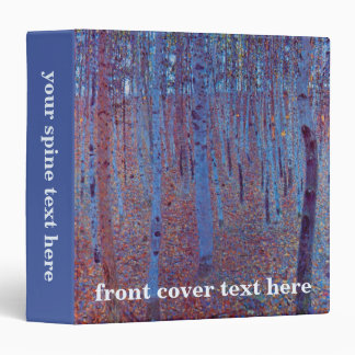 Beech Forest by Gustav Klimt, Vintage Art Nouveau Binder
