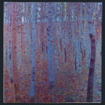 Beech Forest by Gustav Klimt, Vintage Art Nouveau Cloth Napkin<br><div class="desc">Beech Forest (1902) by Gustav Klimt is a vintage Victorian Era Symbolism fine art landscape painting featuring a nature scene. A dark forest with beech trees and leaves at night. About the artist: Gustav Klimt (1862-1918) was an Austrian Symbolist painter and one of the most prominent members of the Vienna...</div>