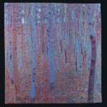Beech Forest by Gustav Klimt, Vintage Art Nouveau Cloth Napkin<br><div class="desc">Beech Forest (1902) by Gustav Klimt is a vintage Victorian Era Symbolism fine art landscape painting featuring a nature scene. A dark forest with beech trees and leaves at night. About the artist: Gustav Klimt (1862-1918) was an Austrian Symbolist painter and one of the most prominent members of the Vienna...</div>