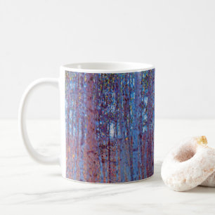Beech Forest by Gustav Klimt, Vintage Art Nouveau Coffee Mug