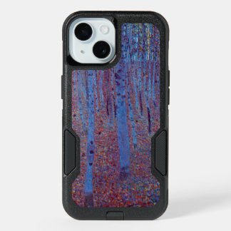 Beech Forest by Gustav Klimt, Vintage Art Nouveau iPhone 15 Case