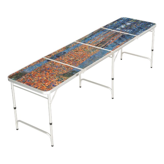 Beech Grove, Gustav Klimt Beer Pong Table (Angled)