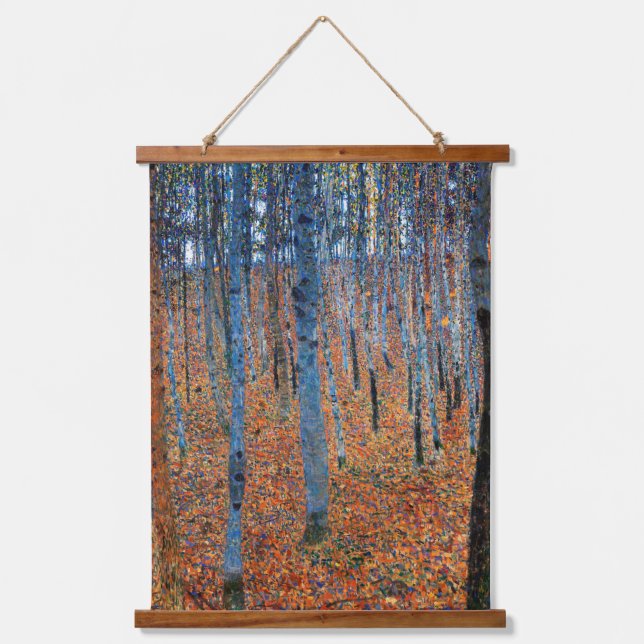 Beech Grove, Gustav Klimt Hanging Tapestry (Front)