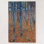 Beech Grove, Gustav Klimt Jigsaw Puzzle<br><div class="desc">Gustav Klimt (July 14, 1862 – February 6, 1918) was an Austrian symbolist painter and one of the most prominent members of the Vienna Secession movement. Klimt is noted for his paintings, murals, sketches, and other objets d'art. In addition to his figurative works, which include allegories and portraits, he painted...</div>
