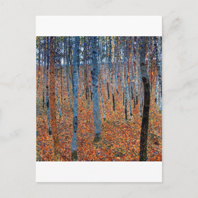 Beech Grove, Gustav Klimt Postcard (Front)