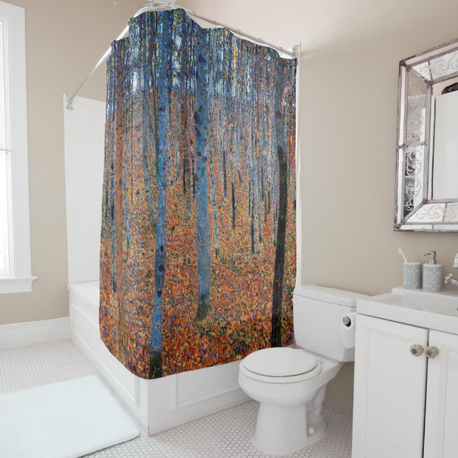 Beech Grove, Gustav Klimt Shower Curtain (In Situ)